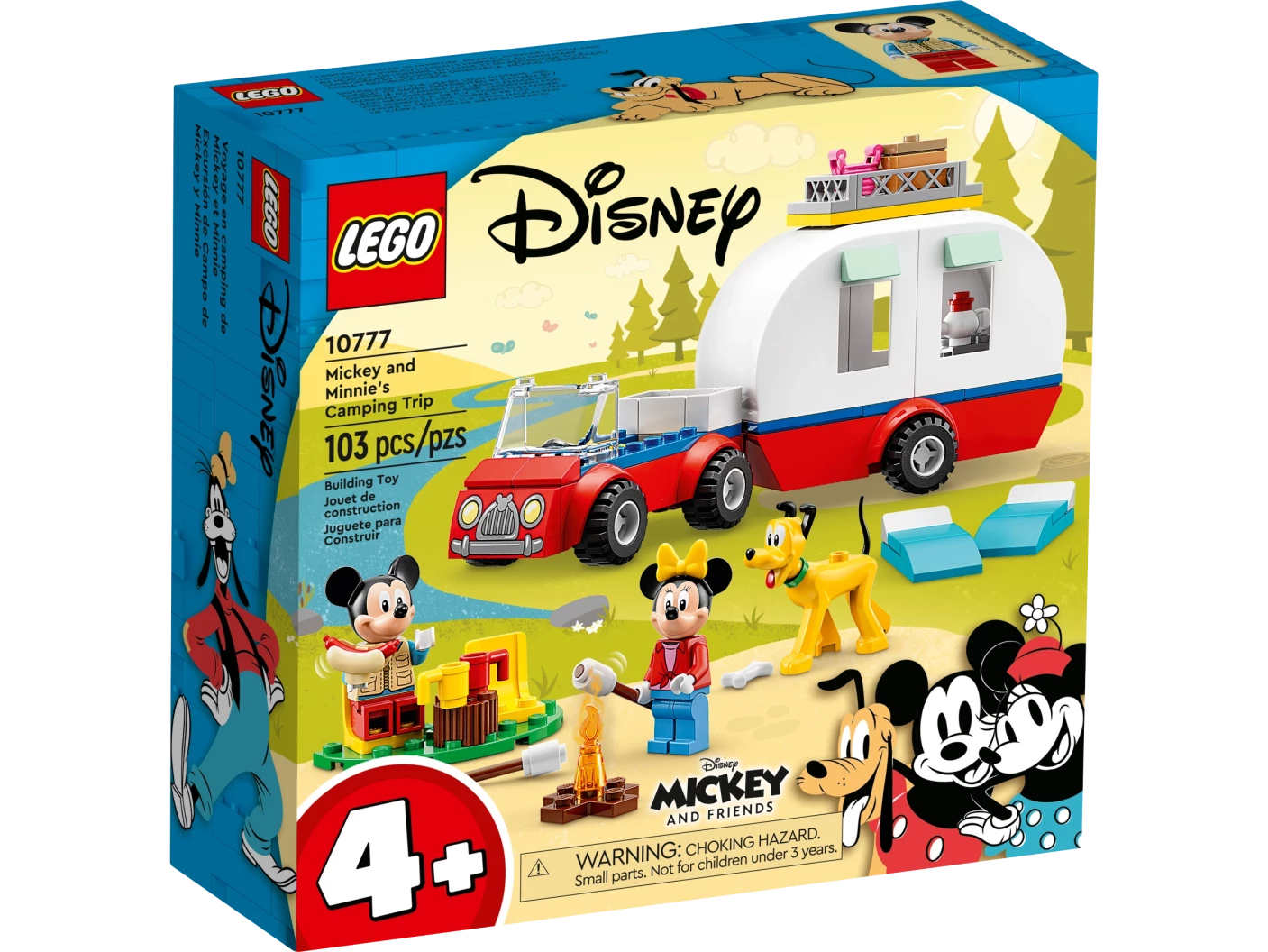 Mickey Mouse en Minnie Mouse Kampeerreis