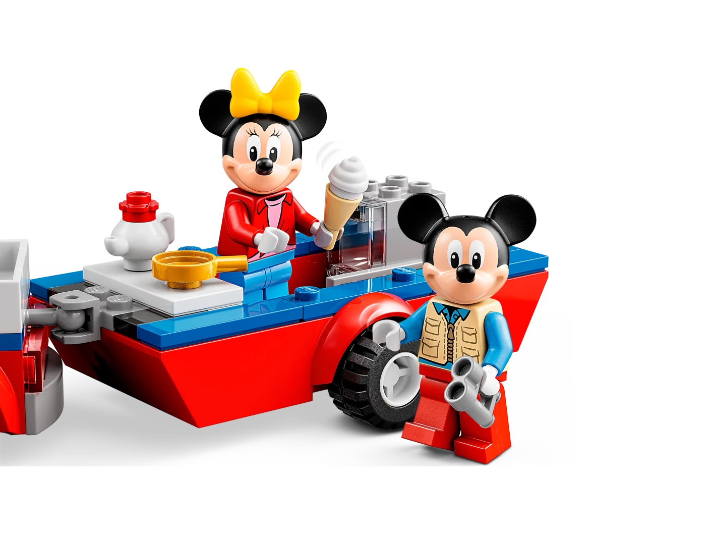 Mickey Mouse en Minnie Mouse Kampeerreis