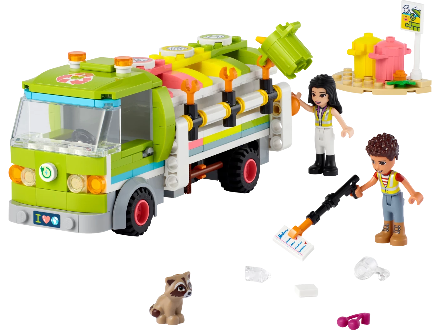 Recycle vrachtwagen
