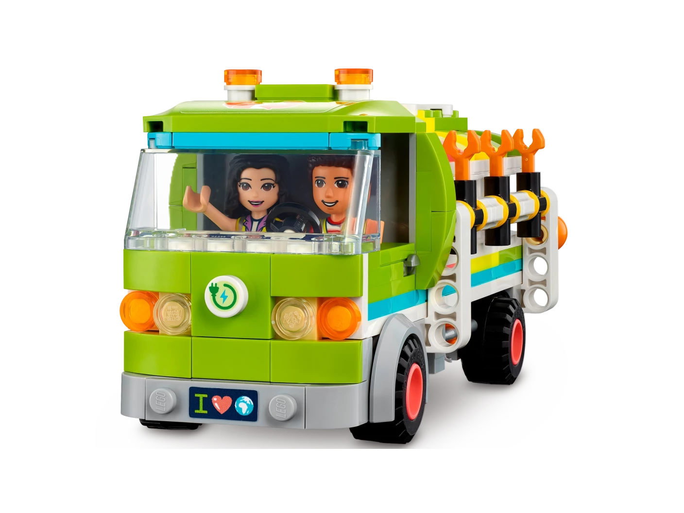Recycle vrachtwagen