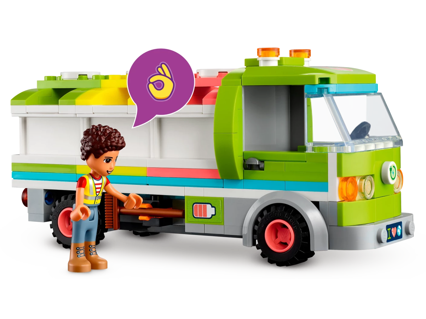 Recycle vrachtwagen