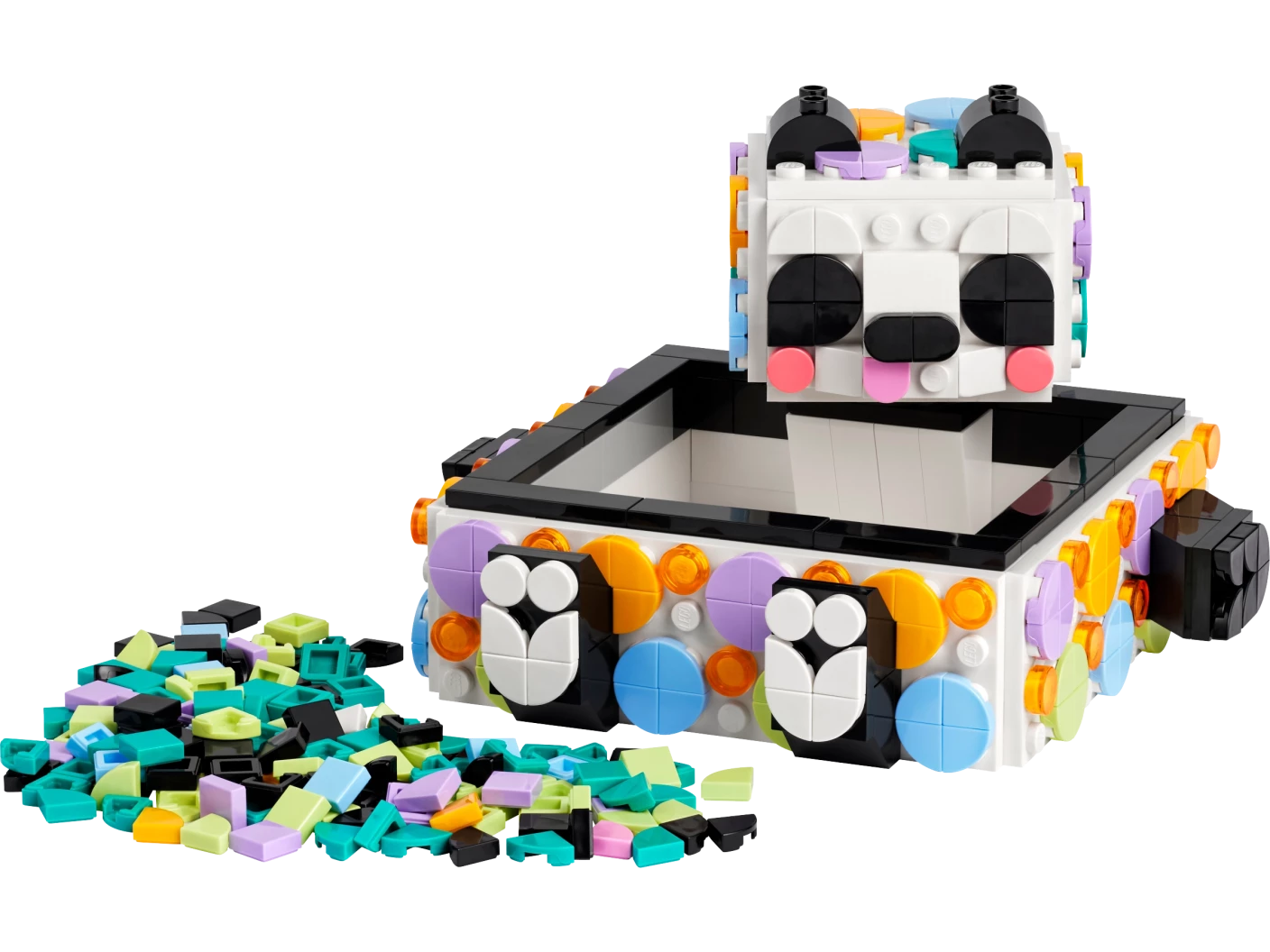 Schattige panda bakje