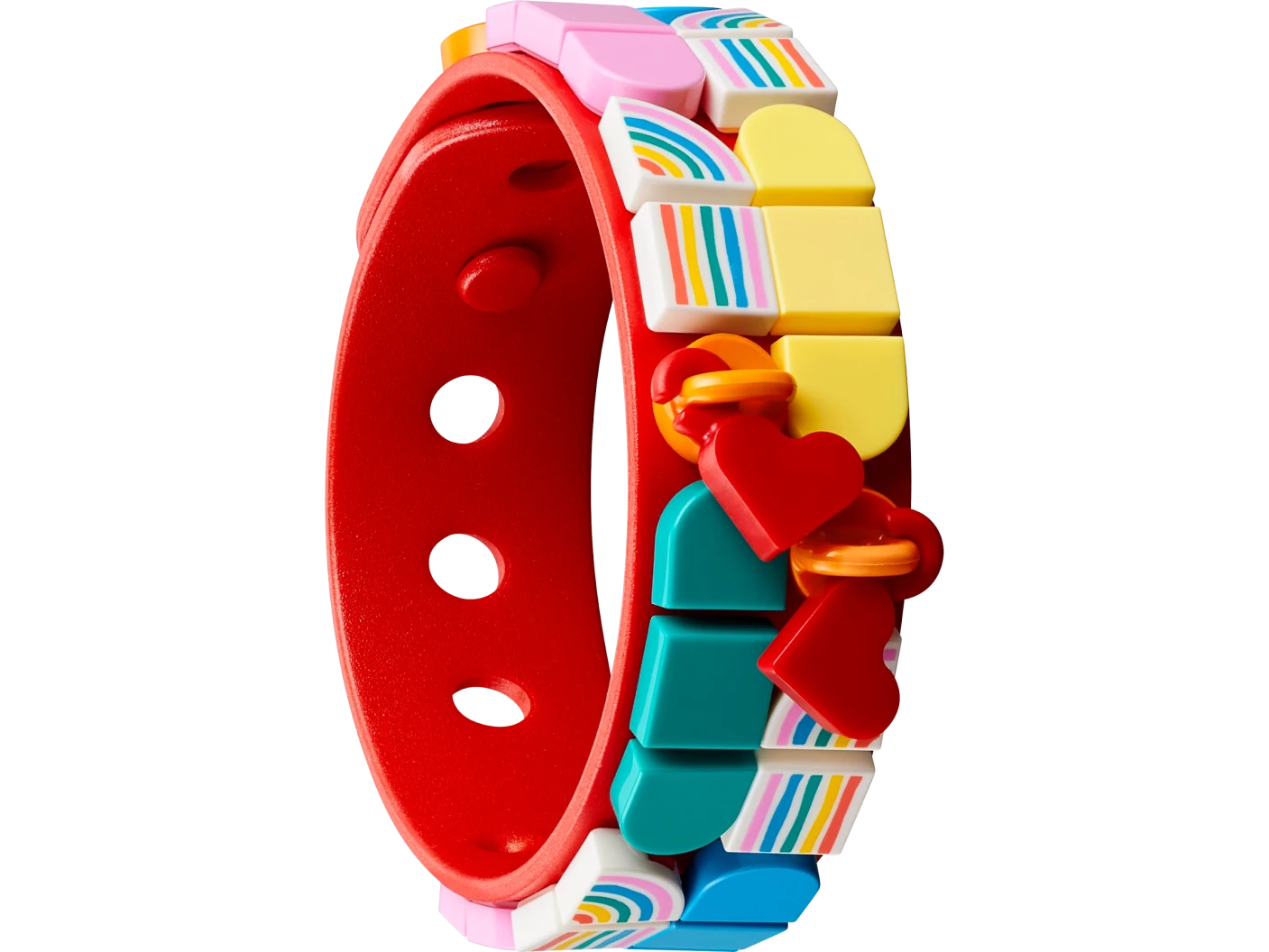 Regenboog armband met bedeltjes