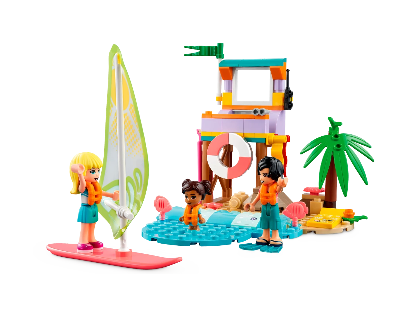 Surfer strandplezier
