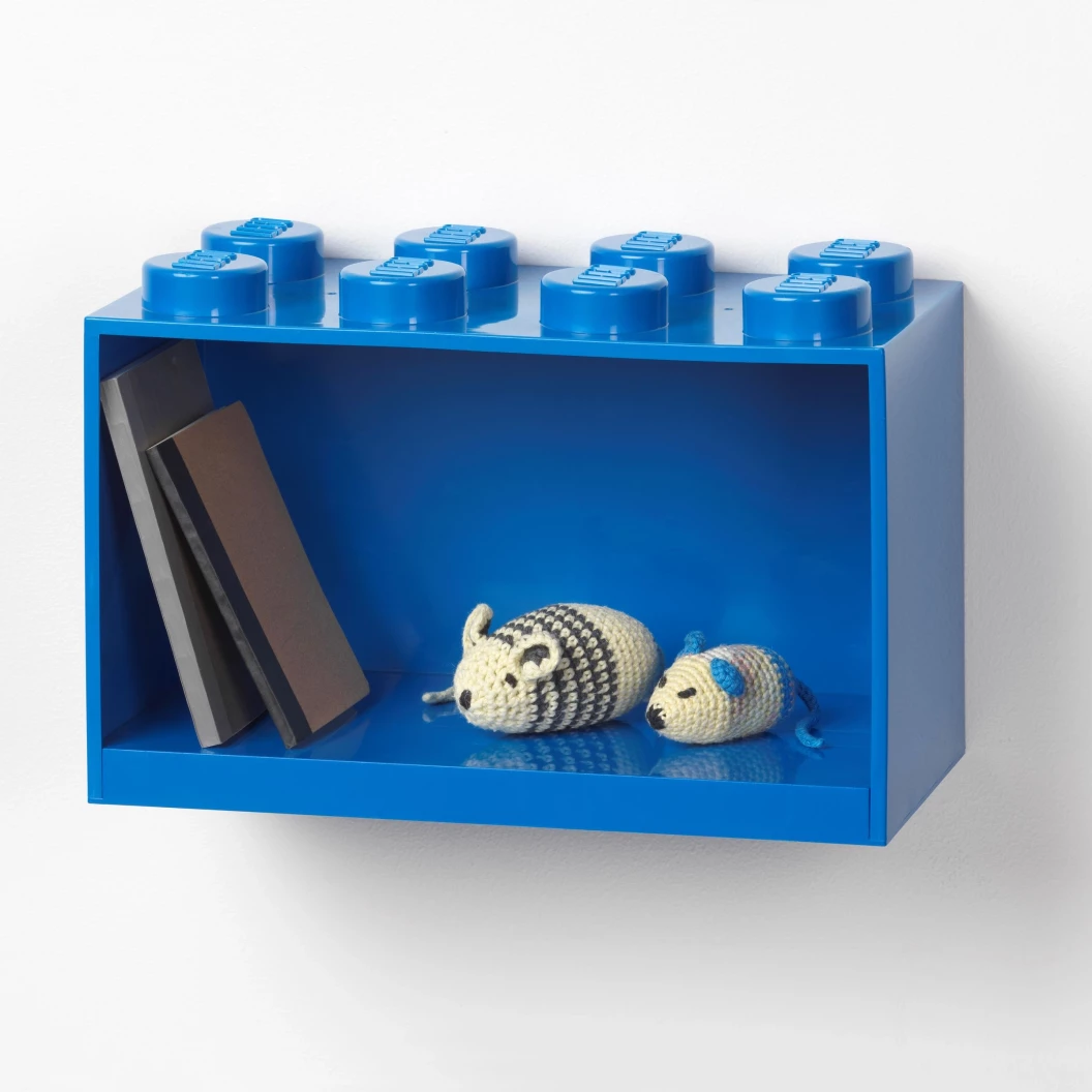 Kastje met 8 noppen – blauw