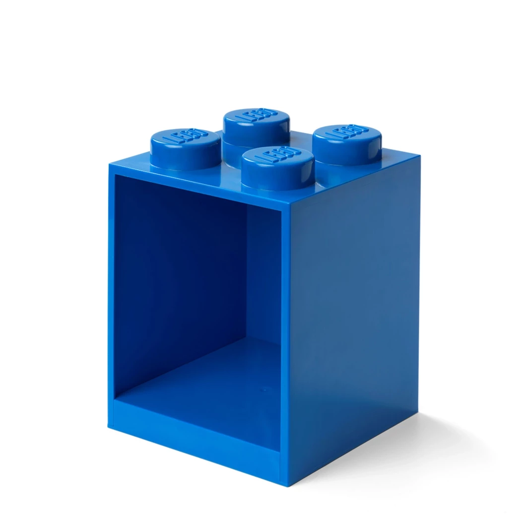 Kastje met 4 noppen – blauw