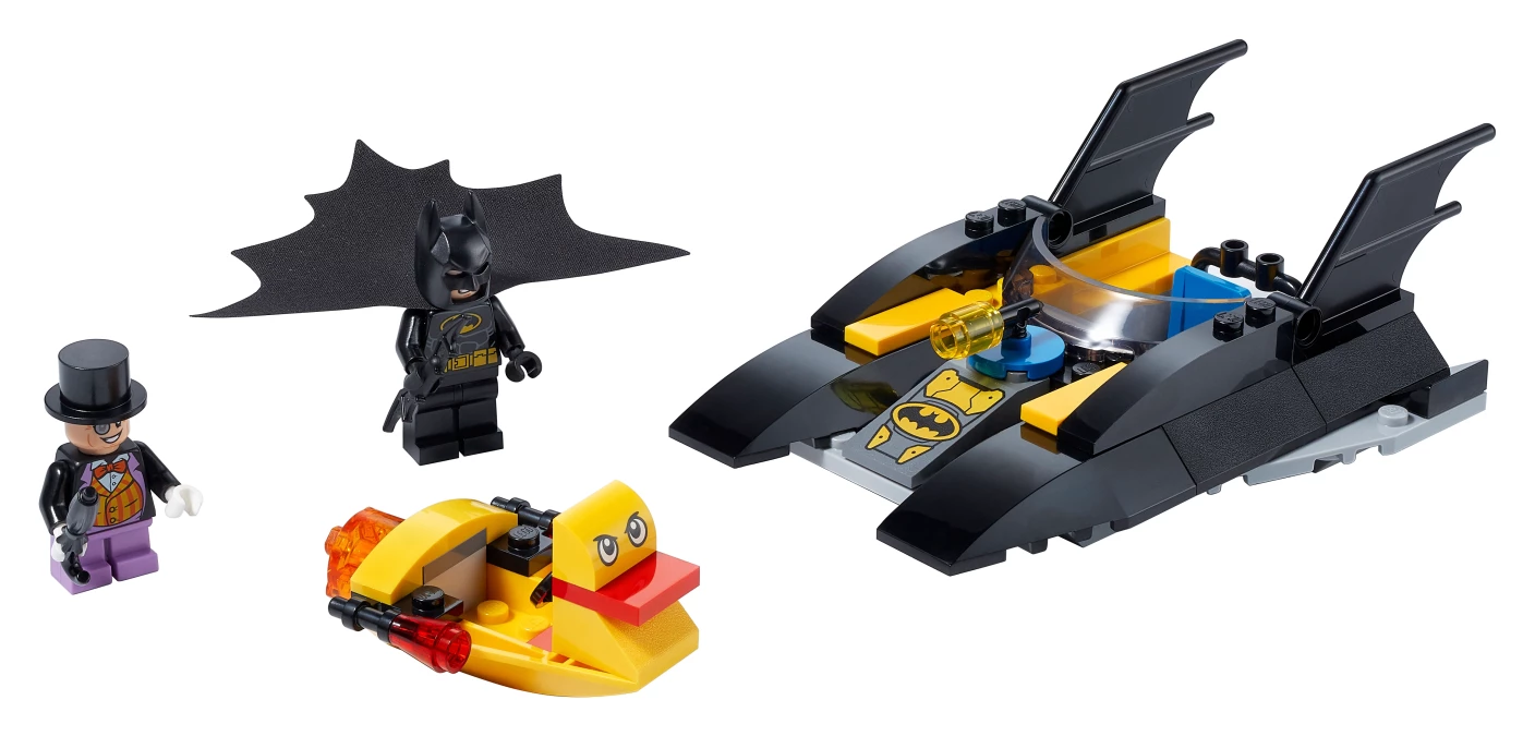 Batboot de Penguin achtervolging