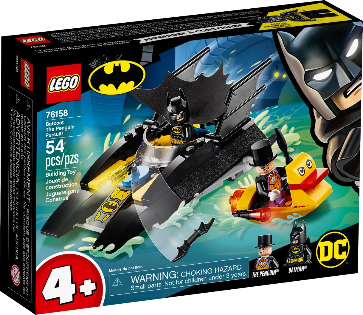 Batboot de Penguin achtervolging