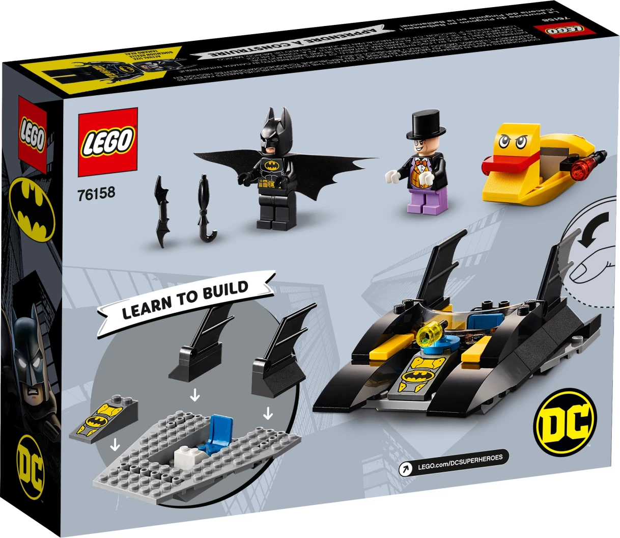 Batboot de Penguin achtervolging