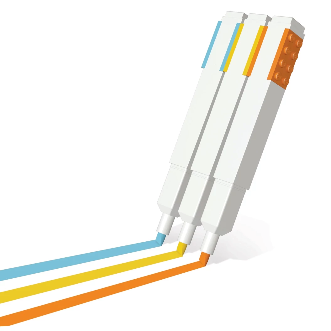 2.0 Set van 3 markeerstiften