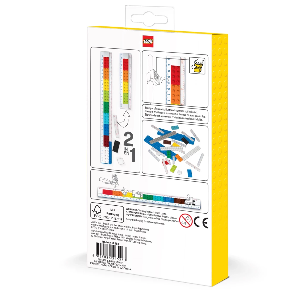 2.0 Aanpasbare liniaal met minifiguur