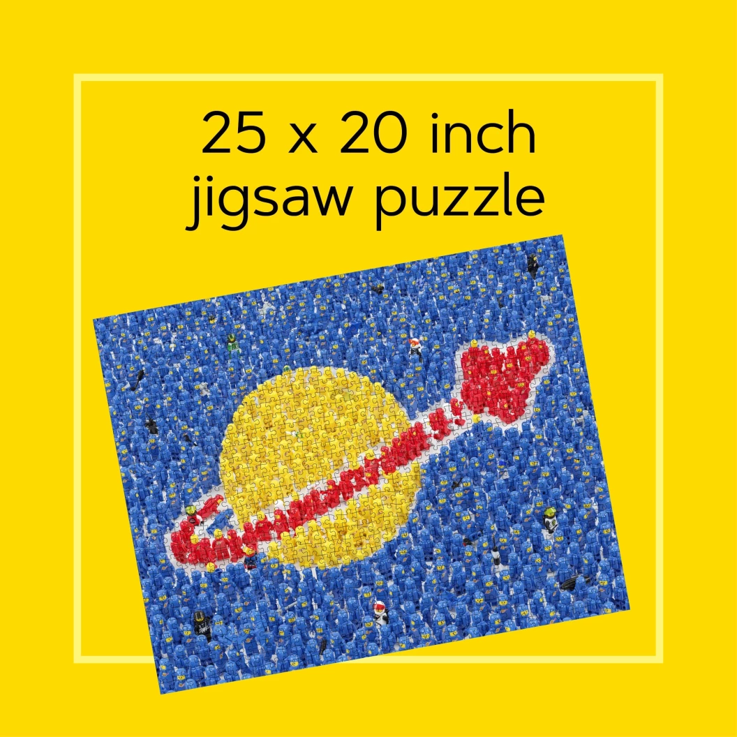 LEGO® Ideas puzzel: minifiguren op ruimtemissie