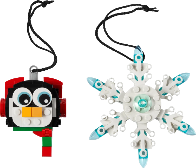 Pinguïn en sneeuwvlok