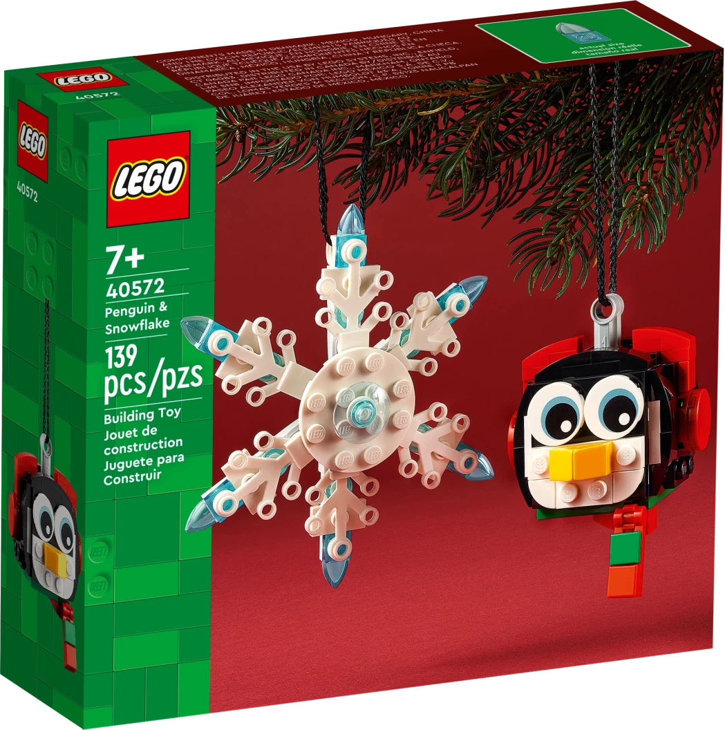 Pinguïn en sneeuwvlok