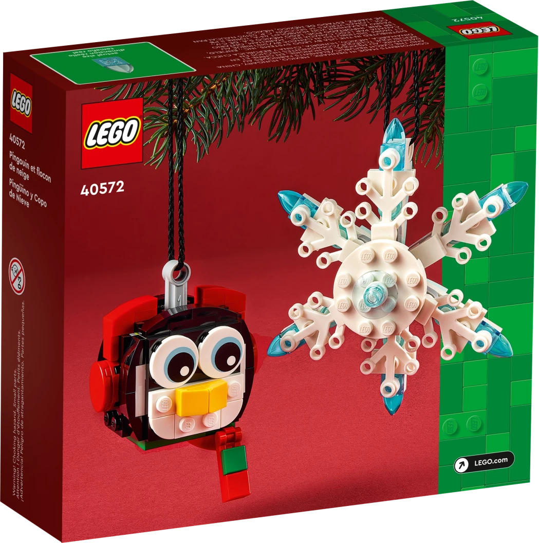 Pinguïn en sneeuwvlok