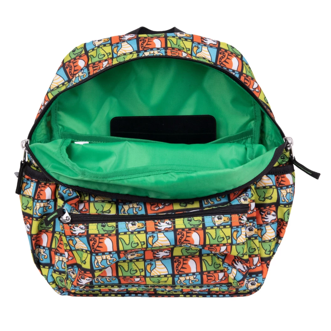 Rugzak met geblokt patroon – citrus