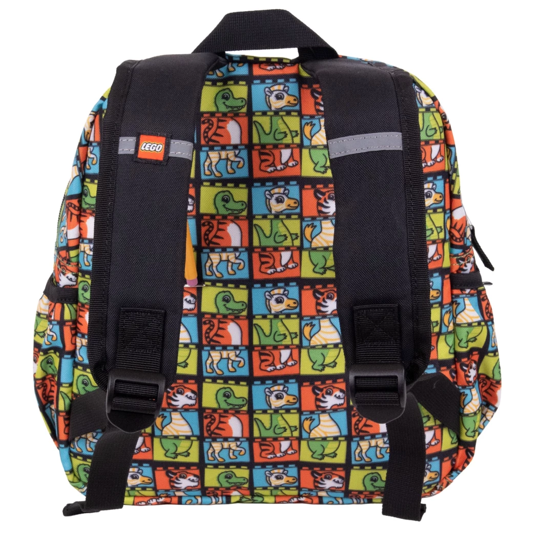 Rugzak met geblokt patroon – citrus