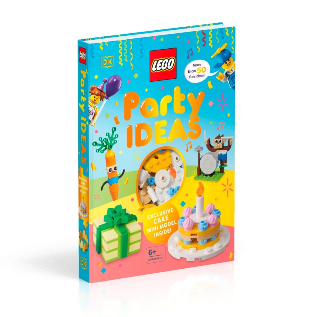 Party Ideas met exclusief LEGO minimodel van een taart