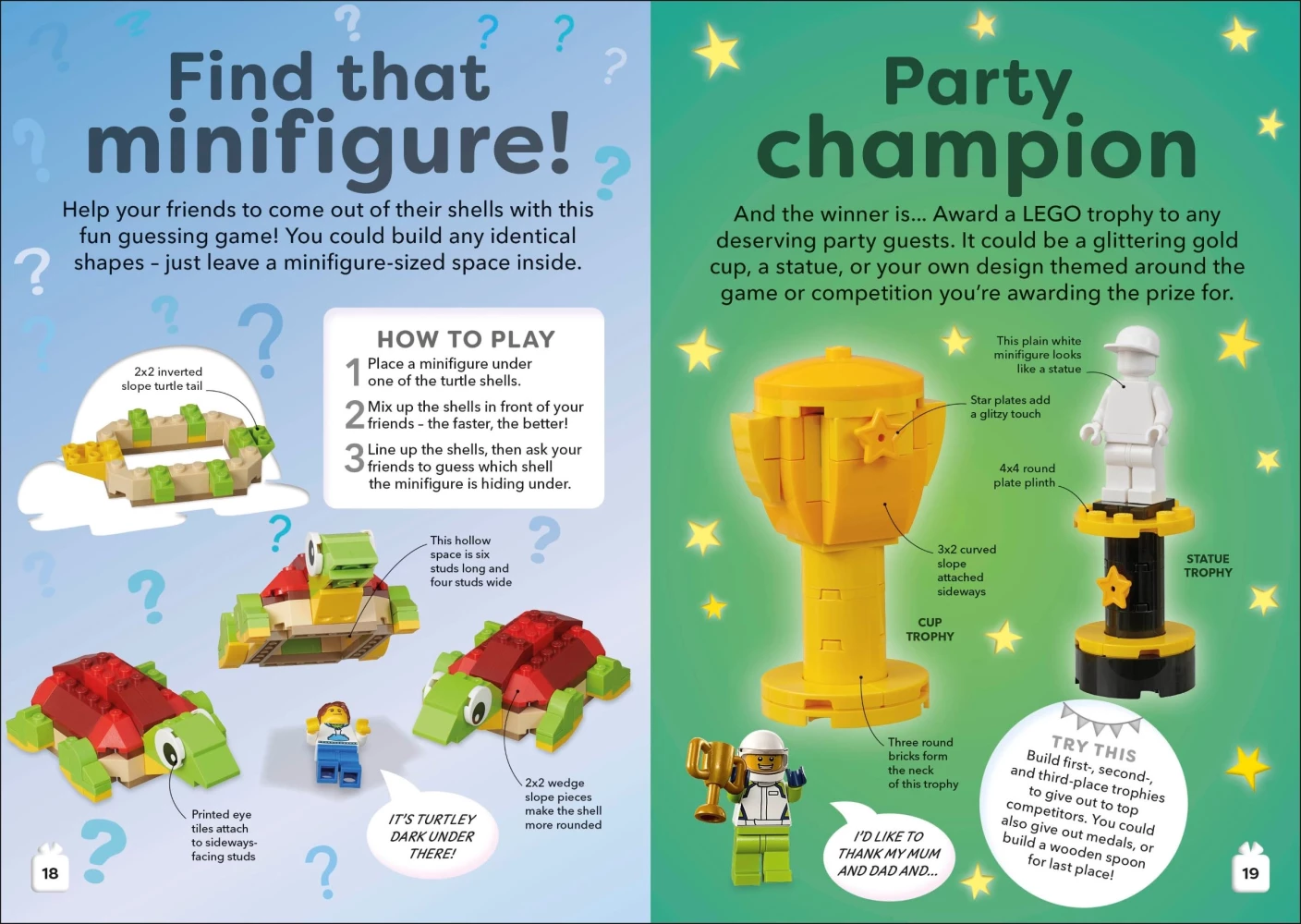 Party Ideas met exclusief LEGO minimodel van een taart