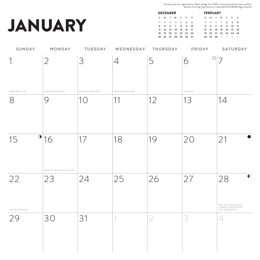 LEGO® Muurkalender 2023