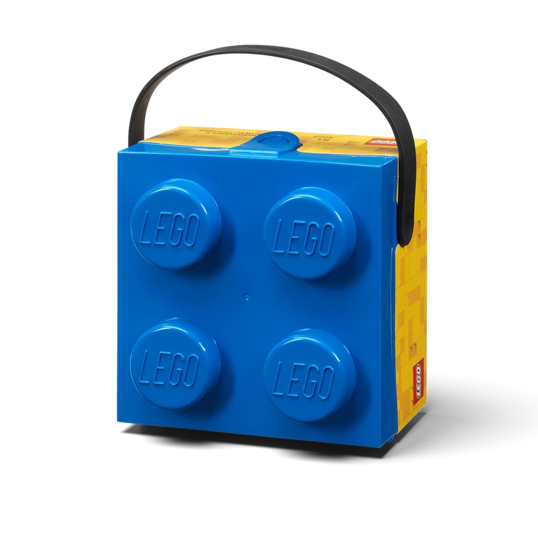 Doos met handvat – blauw
