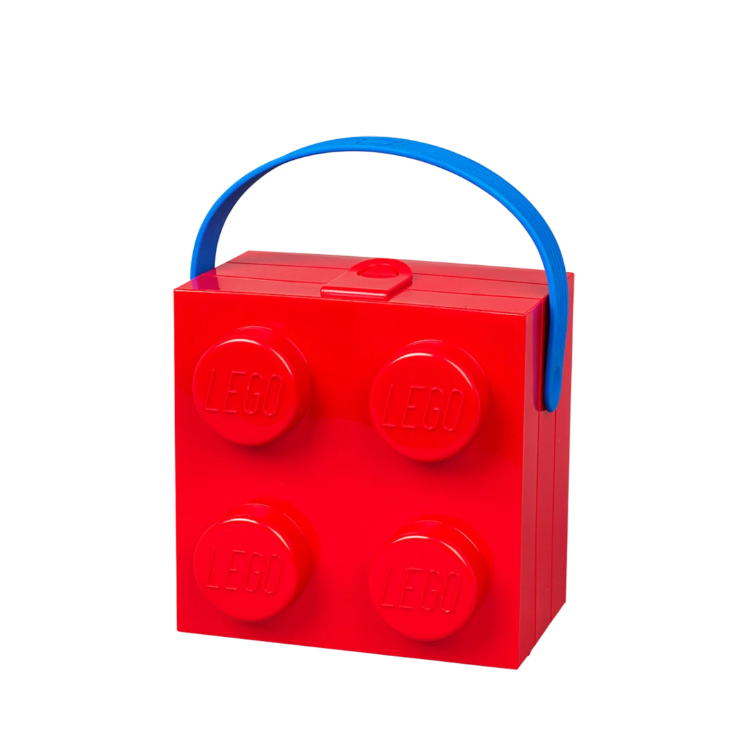 Doos met handvat – rood