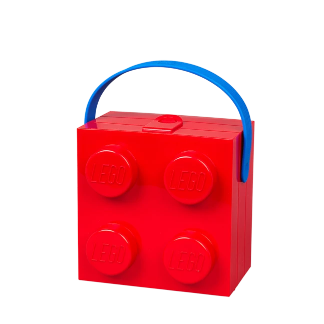 Doos met handvat - rood