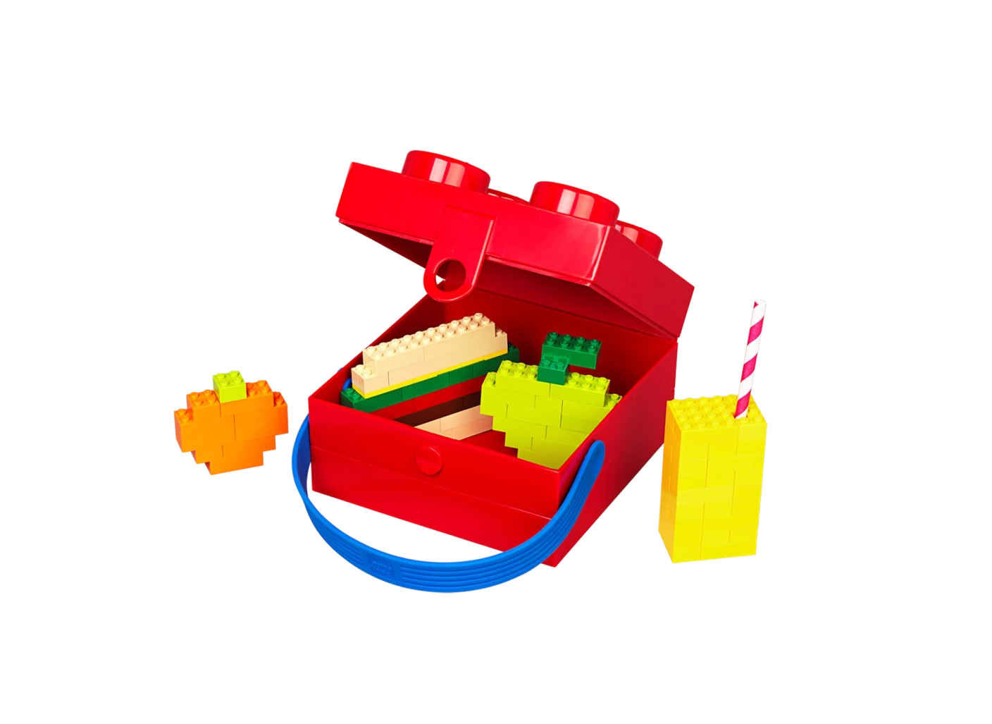 Doos met handvat – rood