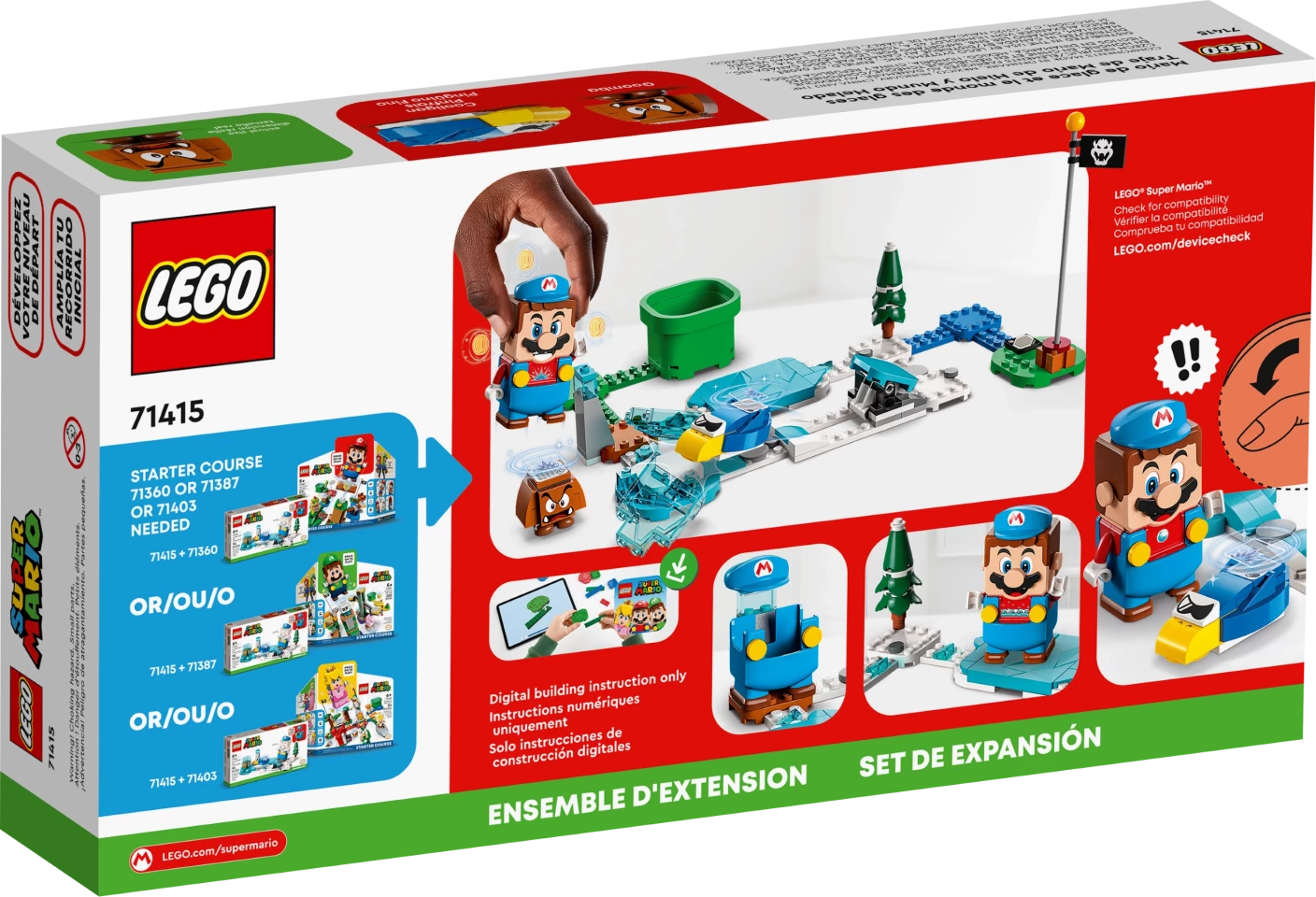 Uitbreidingsset: IJs-Mario pak en ijswereld