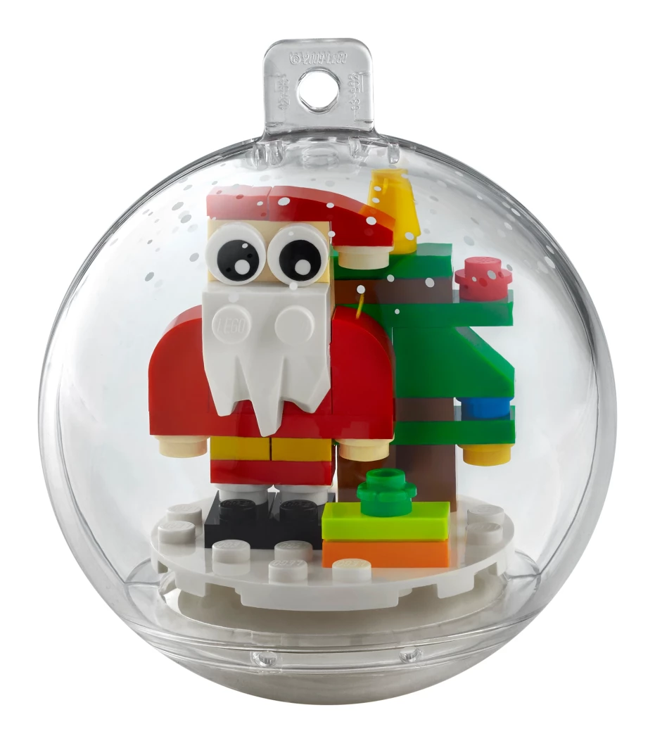 Kerstversiering met kerstman
