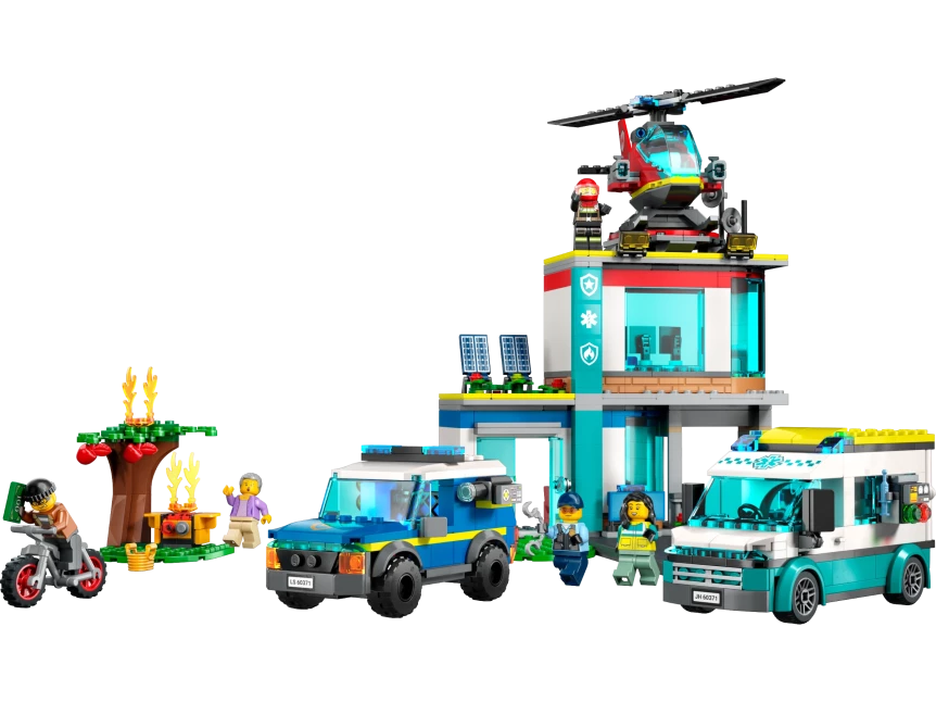 Hoofdkwartier van hulpdienstvoertuigen