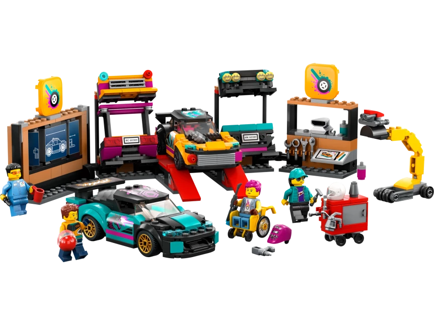 Garage voor aanpasbare auto's