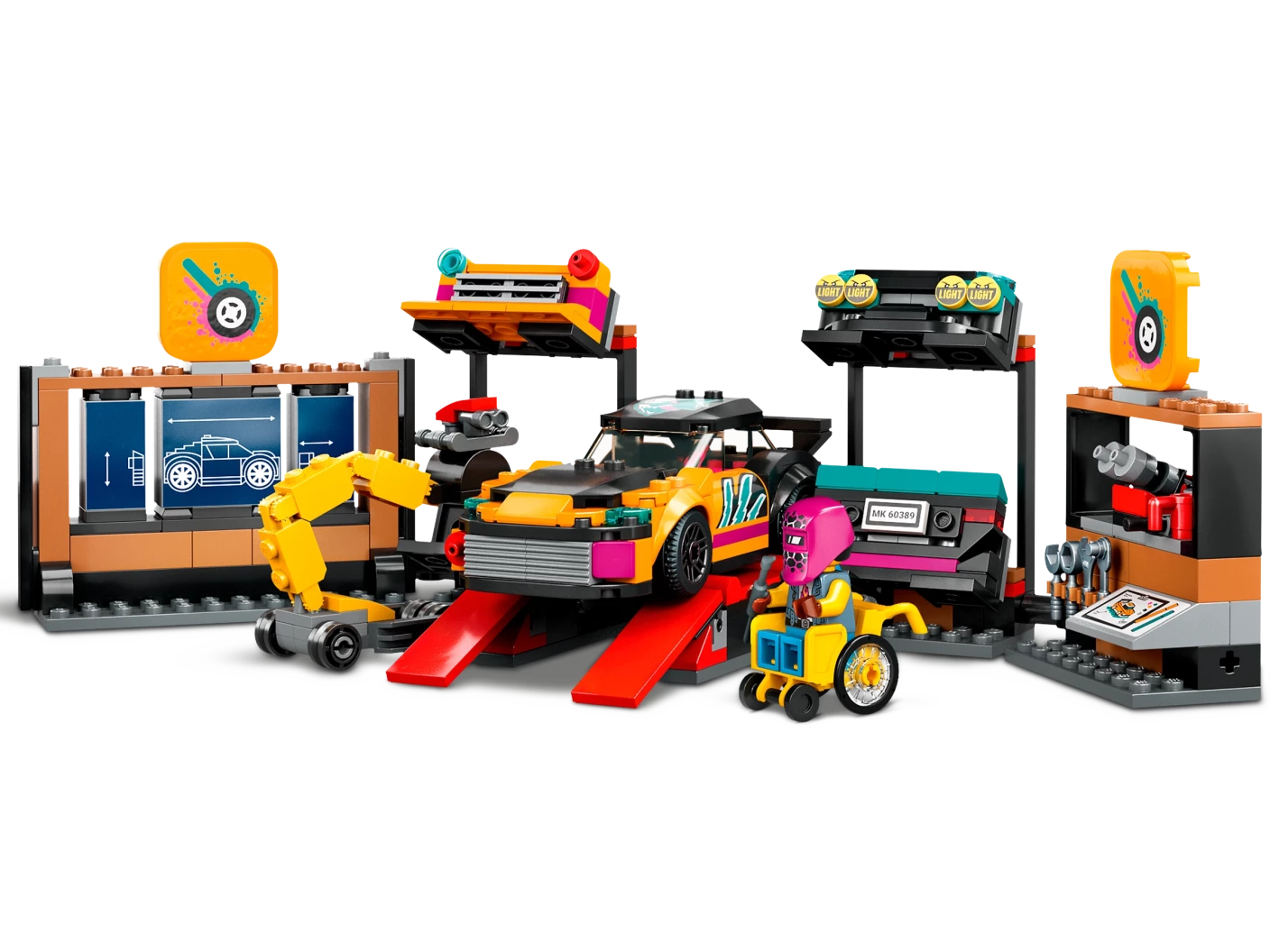 Garage voor aanpasbare auto's