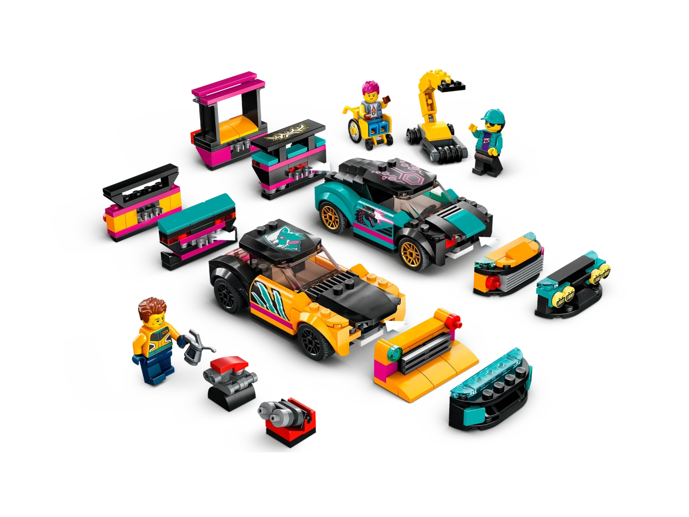 Garage voor aanpasbare auto's