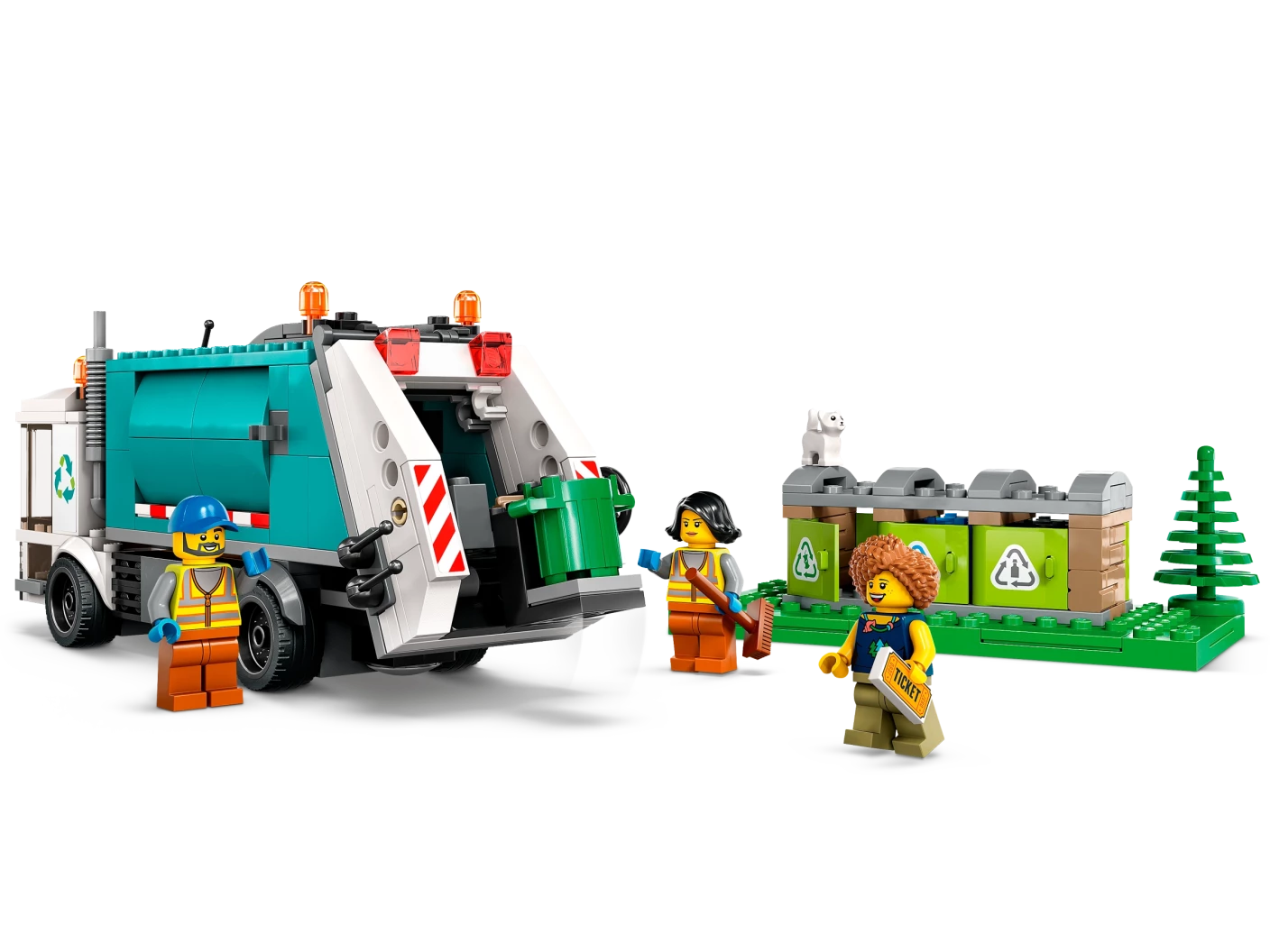 Recycle vrachtwagen