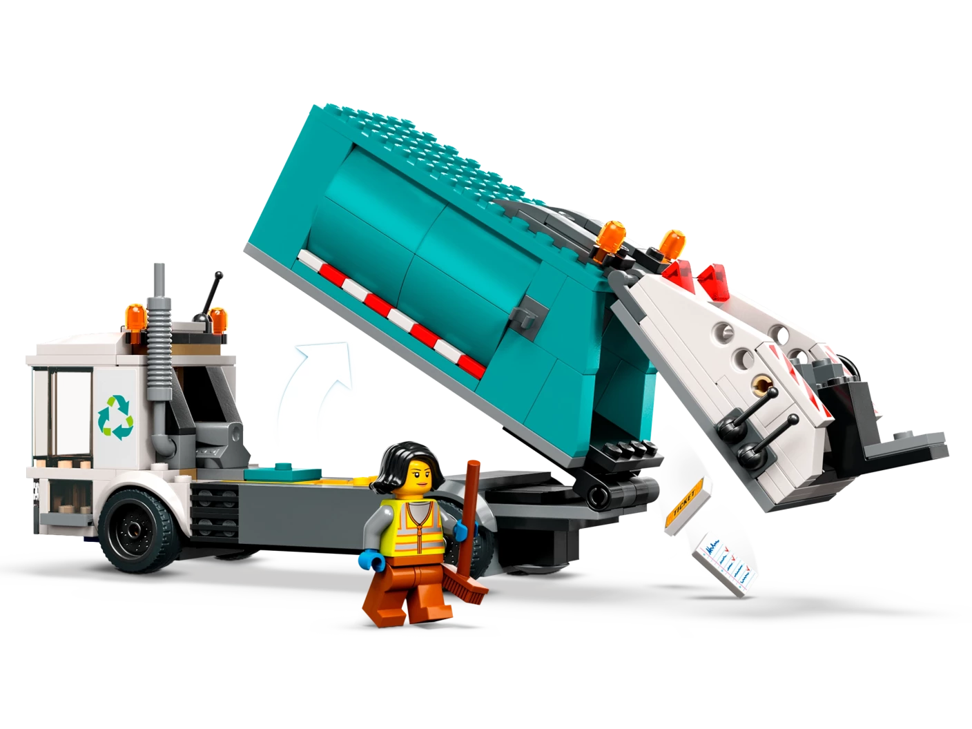 Recycle vrachtwagen