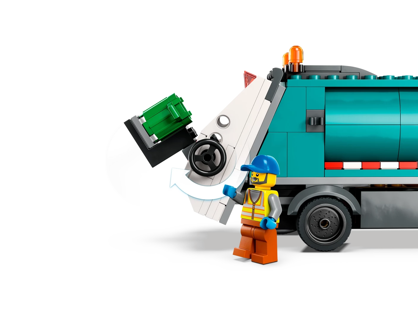 Recycle vrachtwagen