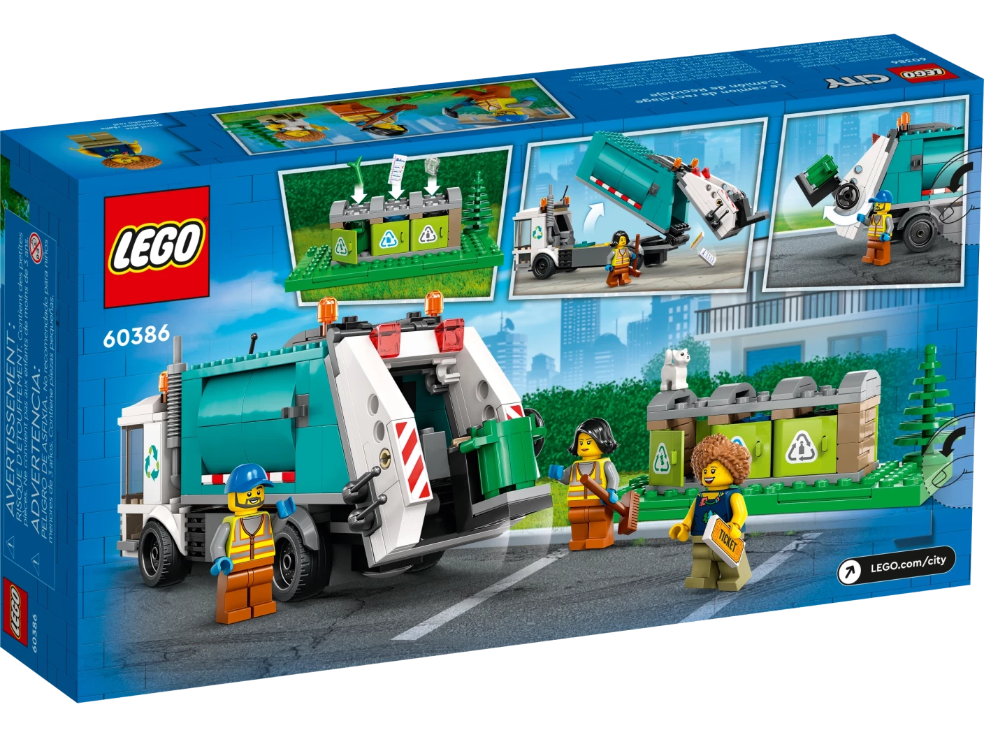 Recycle vrachtwagen
