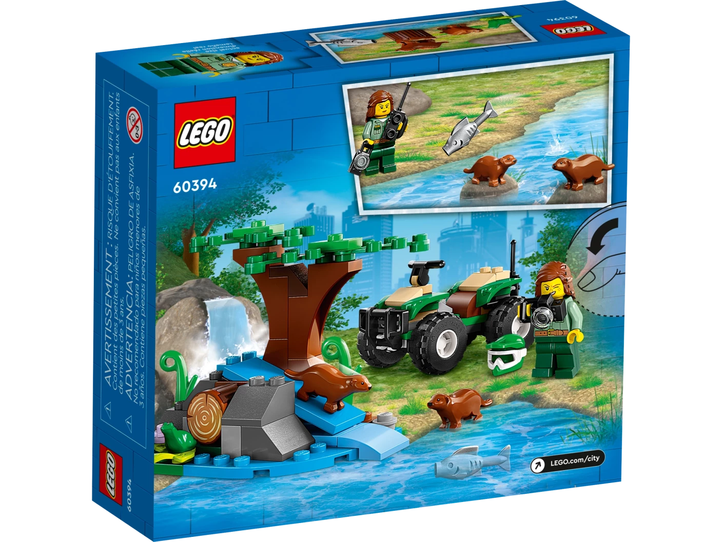 Terreinwagen en otterhabitat