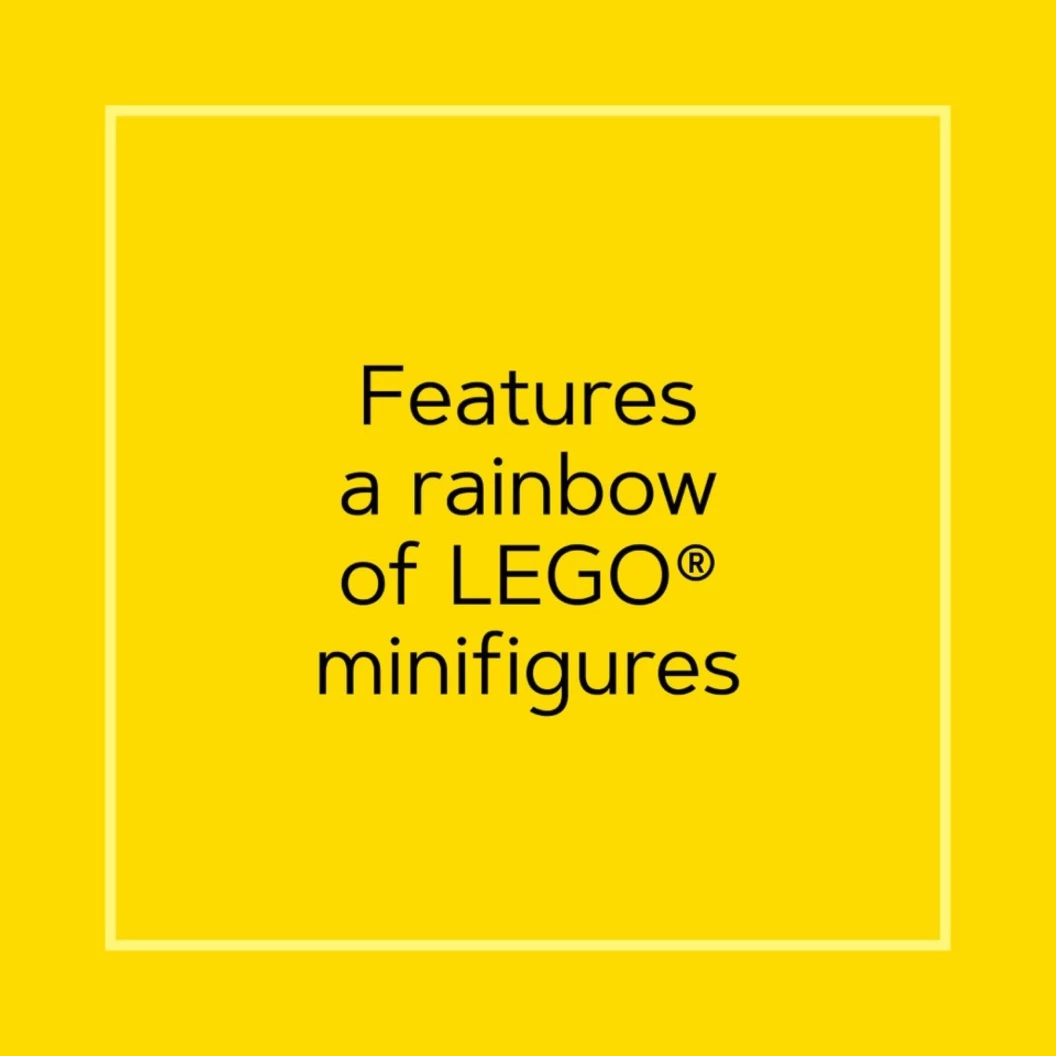 Minifiguurregenboogpuzzel 1000 stukjes