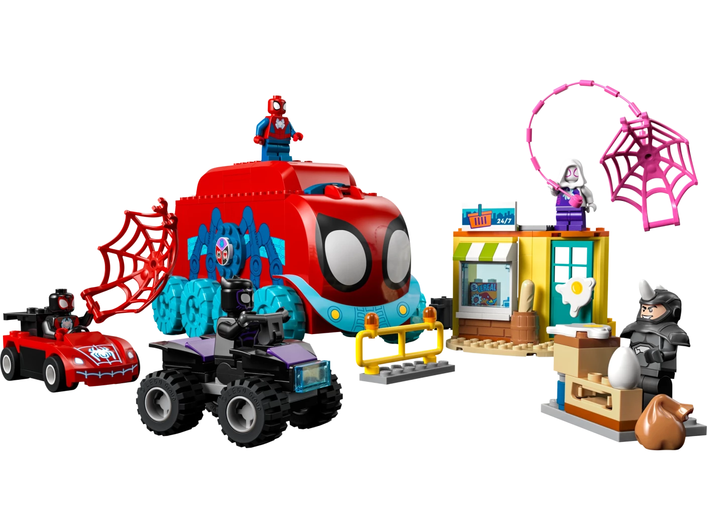 Het mobiele hoofdkwartier van Team Spidey