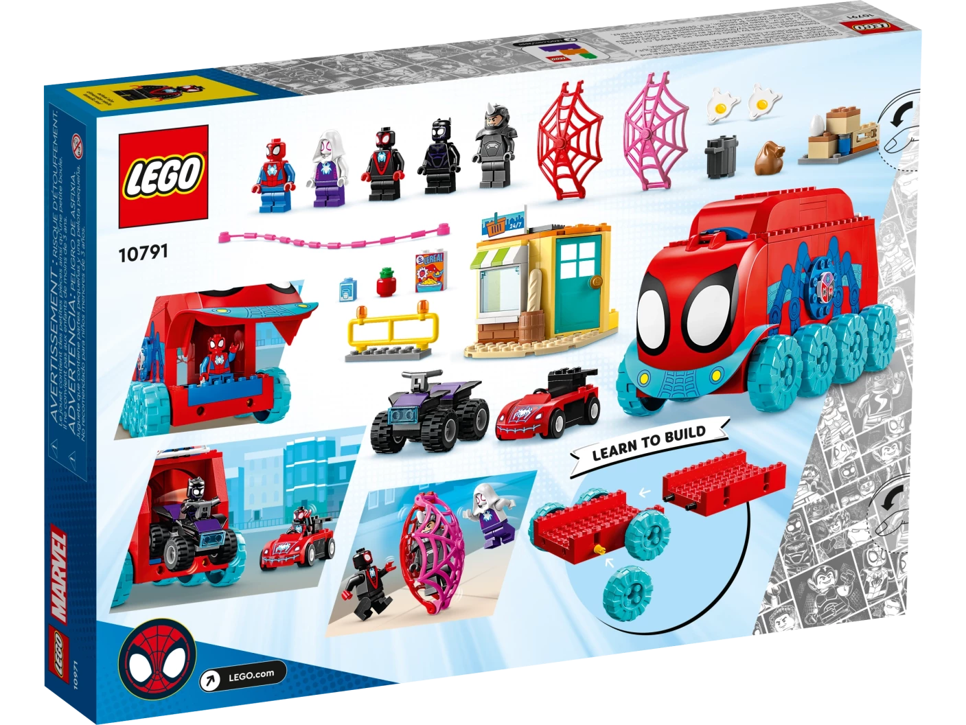 Het mobiele hoofdkwartier van Team Spidey