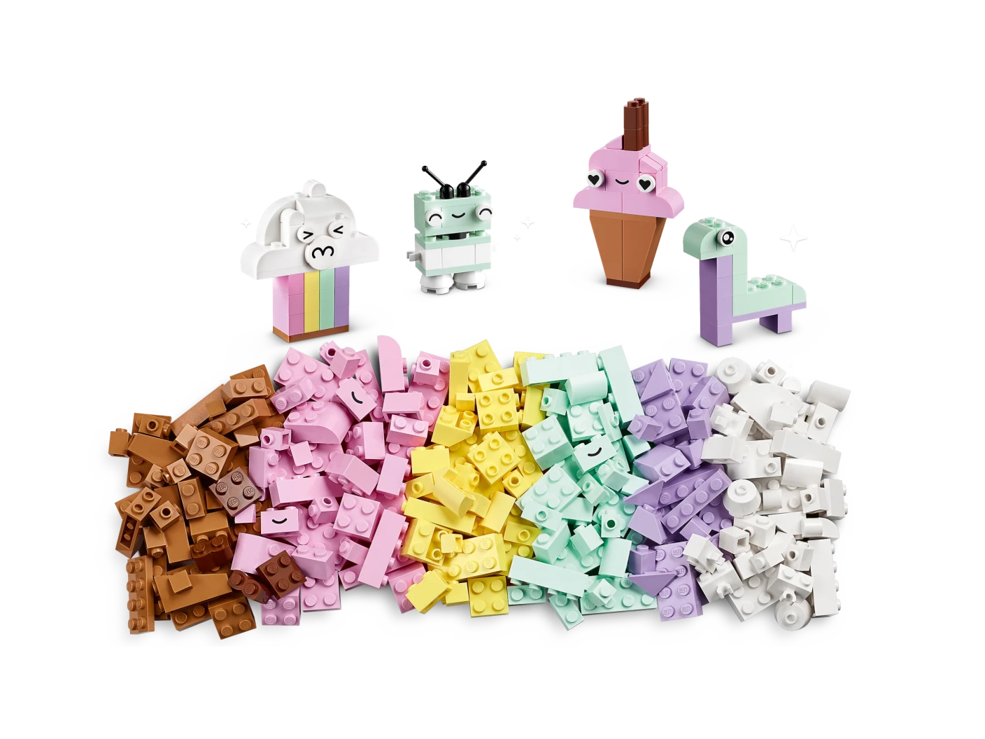 Creatief spelen met pastelkleuren