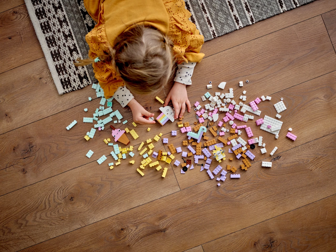 Creatief spelen met pastelkleuren