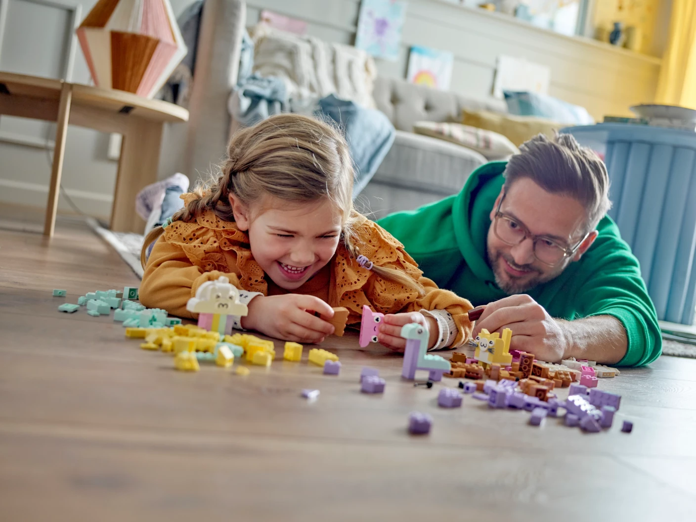 Creatief spelen met pastelkleuren