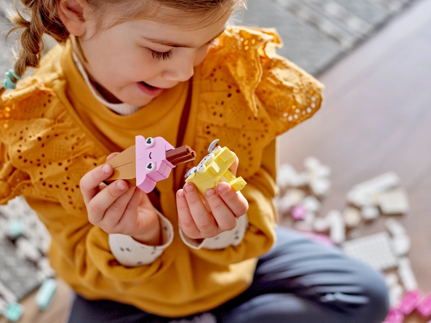 Creatief spelen met pastelkleuren