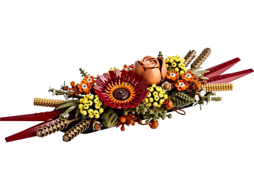 Bloemstuk met gedroogde bloemen