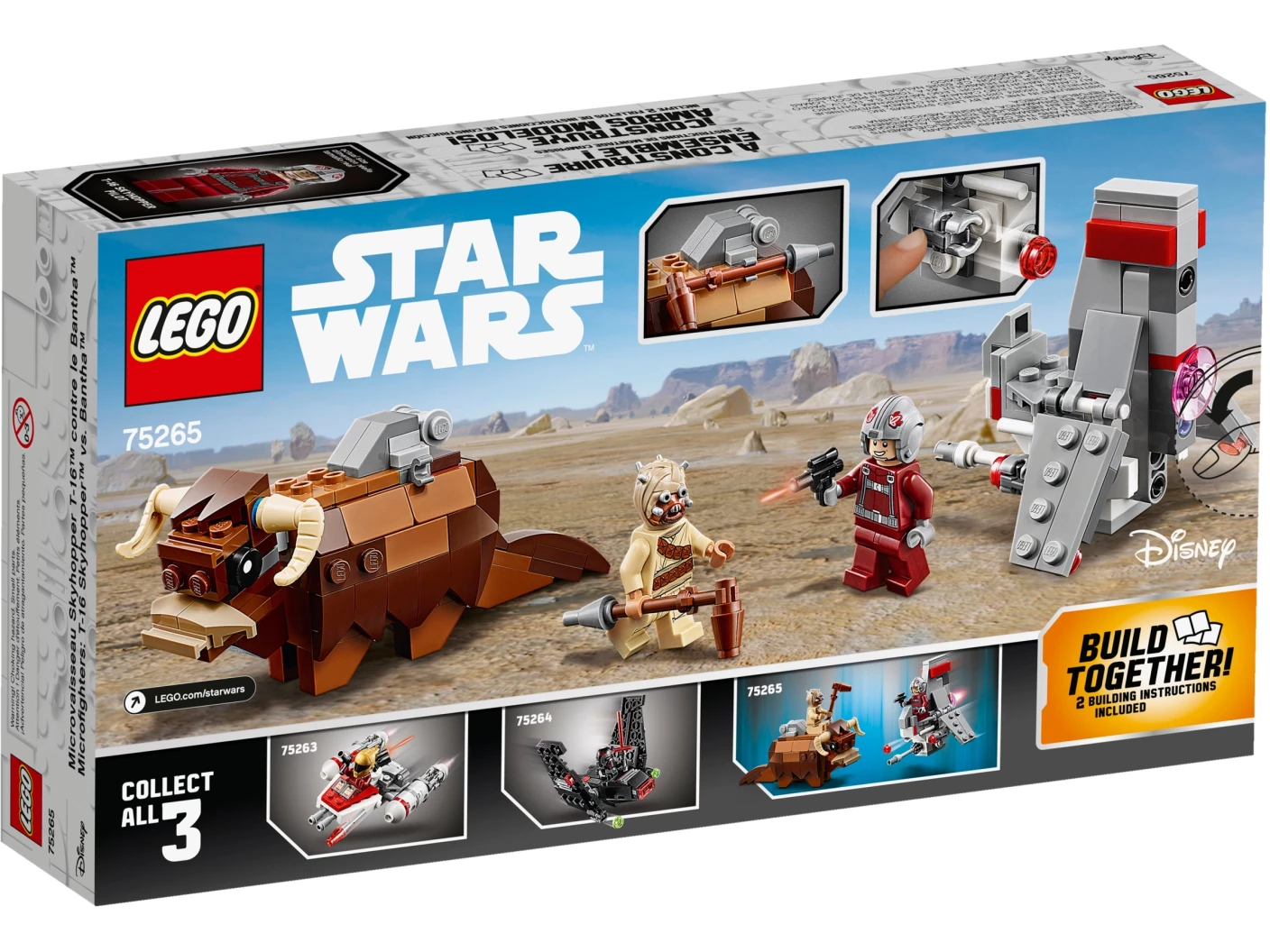 T-16 Skyhopper™ vs. Bantha™ Microfighters