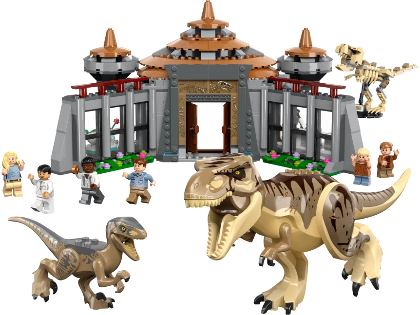 Bezoekerscentrum: T. rex & raptor aanval