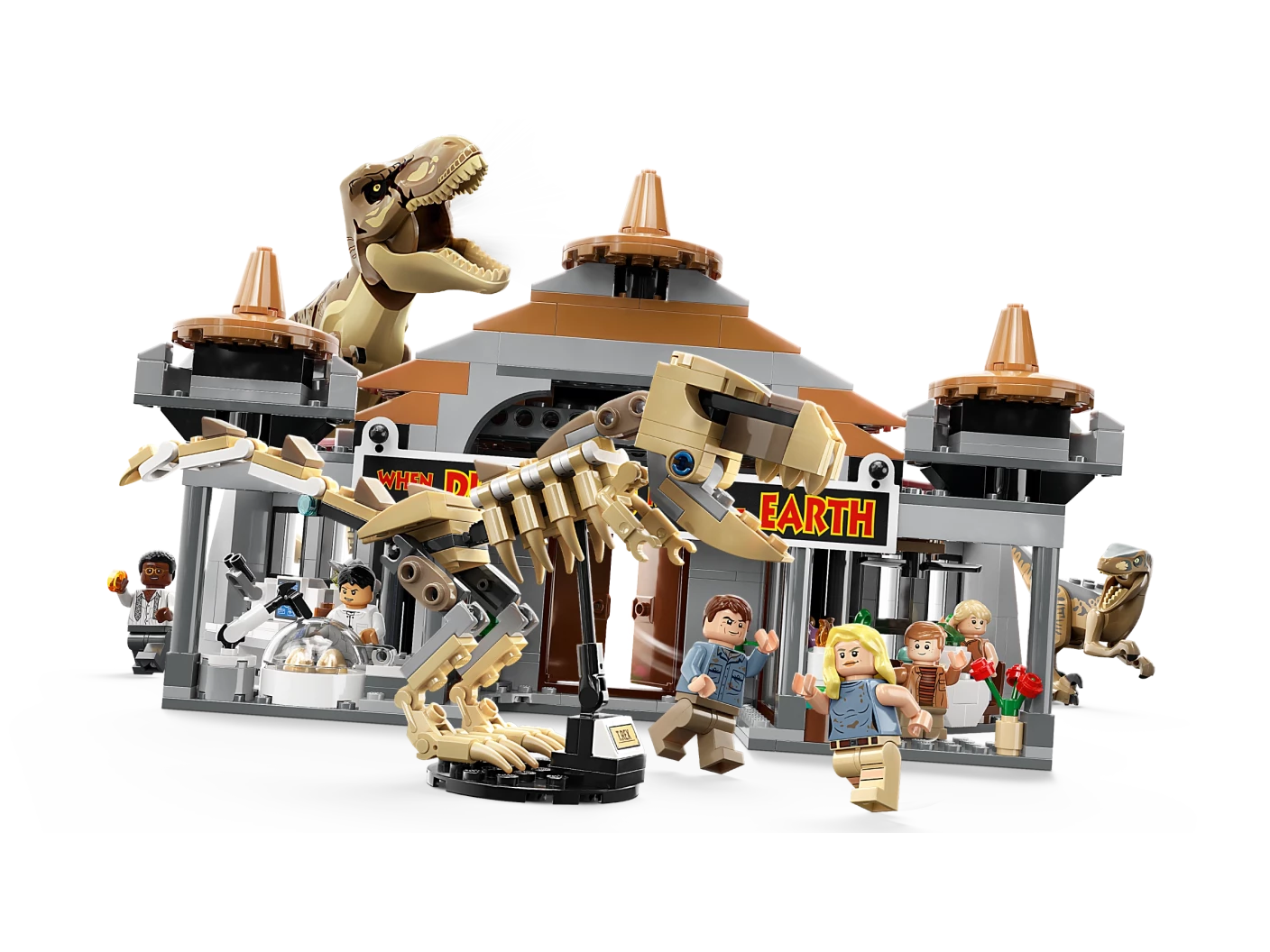 Bezoekerscentrum: T. rex & raptor aanval